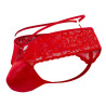 CandyMan String Dentelle à Lacets ATARGIS Rouge